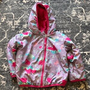The North Face Kids' Pink and Gray Adventure Jacket